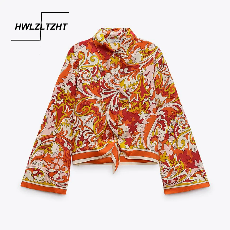 HWLZLTZHT 2021 Bowknot Print Women Top Long Sleeve Summer Blouse Casual Women Clothing Vintage Top Chic Female Shirt Blusas
HWLZLTZHT 2021 Bowknot Print Women Top Long Sleeve Summer Blouse Casual Women Clothing Vintage Top Chic Female Shirt Blusas