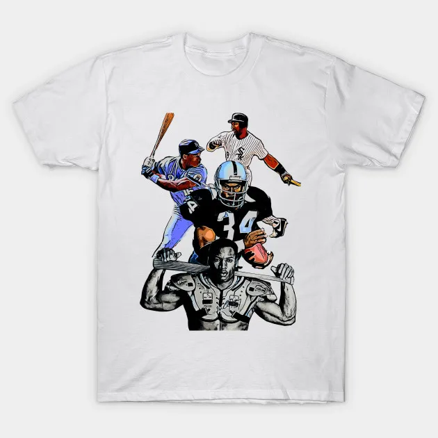 Men/Women's Summer White Street Fashion Hip Hop Bo Knows Sports Bo Jackson Baseball Football Superstar T-shirt Cotton Tees Tops
Men/Women's Summer White Street Fashion Hip Hop Bo Knows Sports Bo Jackson Baseball Football Superstar T-shirt Cotton Tees Tops