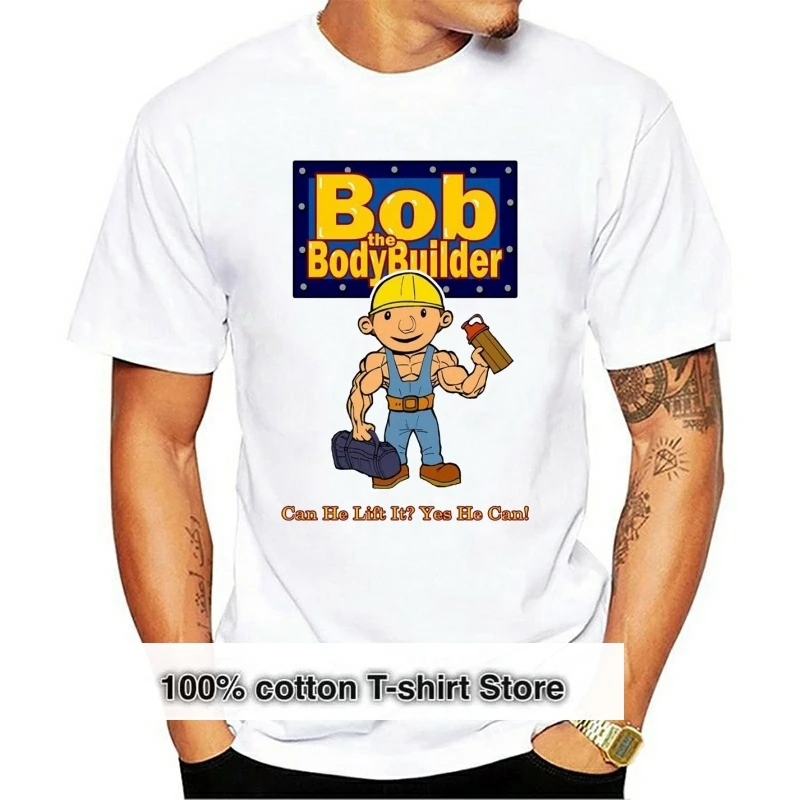Bob the Body Builder Parody T-Shirt Funny Gym Tshirt Broscience Graphic Gym Hip-hop Tops Tee Shirt
Bob the Body Builder Parody T-Shirt Funny Gym Tshirt Broscience Graphic Gym Hip-hop Tops Tee Shirt