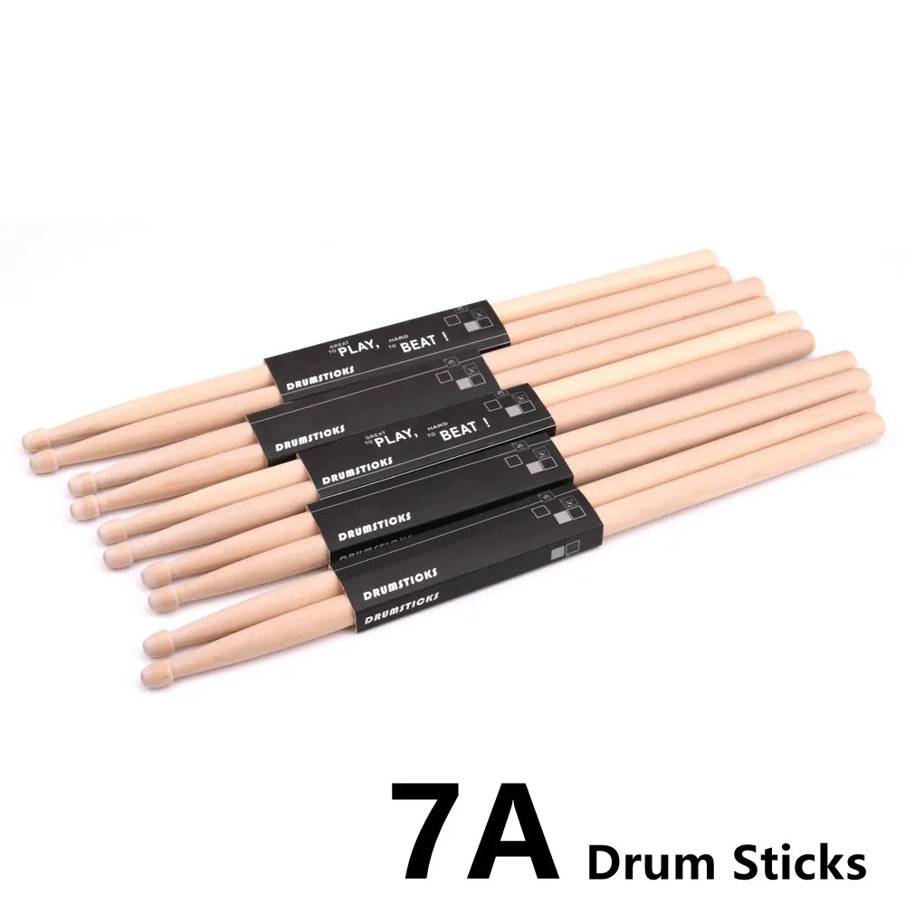 1 Pair Maple Wood 7A Drum Sticks Percussion Instrument Music Band Rock Anti-slip Grip 395mm Log Color Lightweight Great Flex
1 Pair Maple Wood 7A Drum Sticks Percussion Instrument Music Band Rock Anti-slip Grip 395mm Log Color Lightweight Great Flex