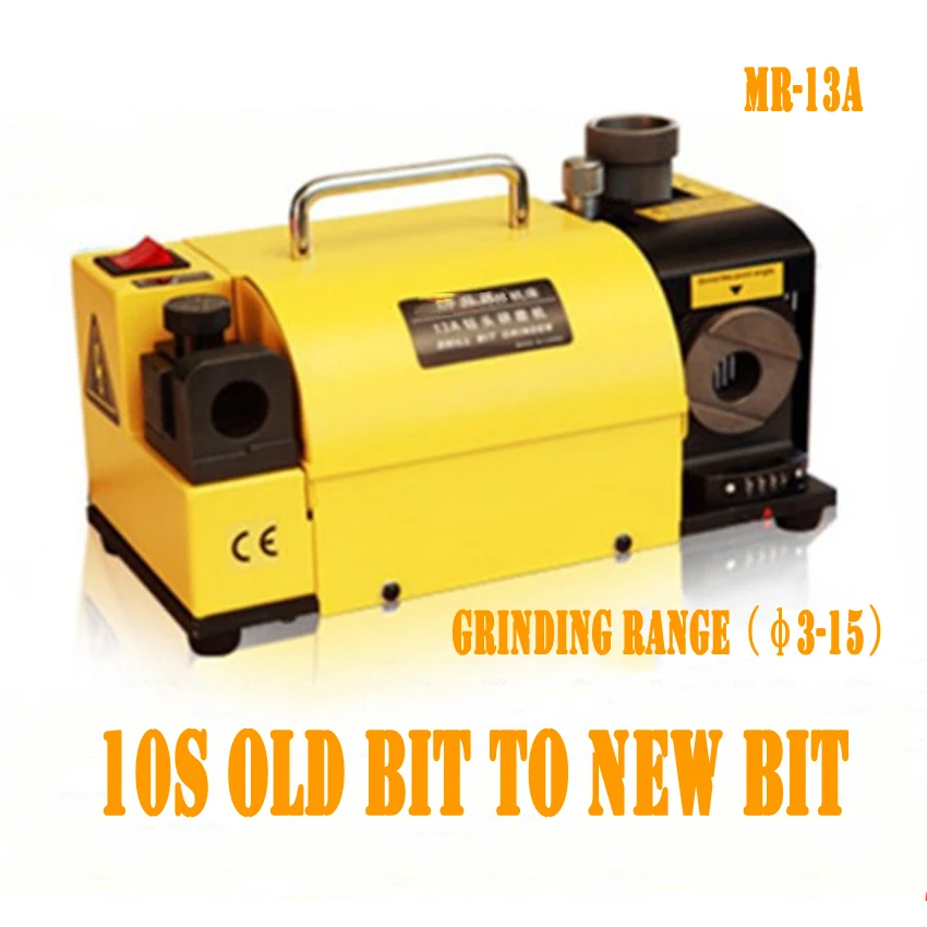 3-13MM Drill Bit Sharpener Portable Angle Grinder CBN/SDC Disc Grinding Machine 110V/220V Universal Normal Grinding Tool
3-13MM Drill Bit Sharpener Portable Angle Grinder CBN/SDC Disc Grinding Machine 110V/220V Universal Normal Grinding Tool