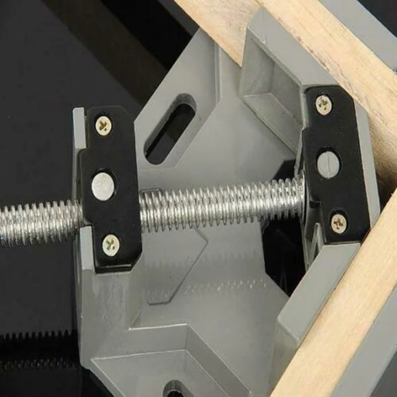 Photo Right Angle Clamp Woodworking Aluminum Alloy Frame Flat Adjustable Picture
Photo Right Angle Clamp Woodworking Aluminum Alloy Frame Flat Adjustable Picture