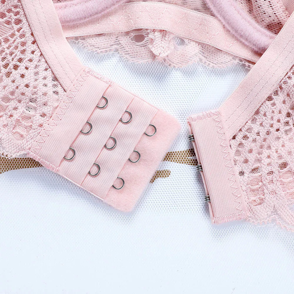 Sexy Lace Women Bra Embroidery Thread Lingerie Thin Soft Underwire Breathable And Stretch Lace Underwear Unlined Brassiere Tops
Sexy Lace Women Bra Embroidery Thread Lingerie Thin Soft Underwire Breathable And Stretch Lace Underwear Unlined Brassiere Tops