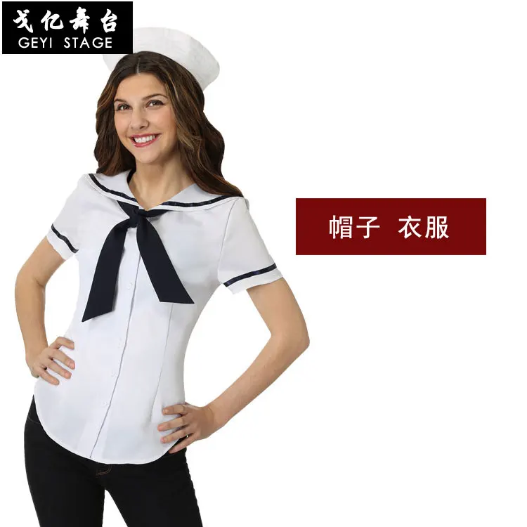 Halloween carnival party party stage performance costumes cos female sailor seaman sailor costume
Halloween carnival party party stage performance costumes cos female sailor seaman sailor costume