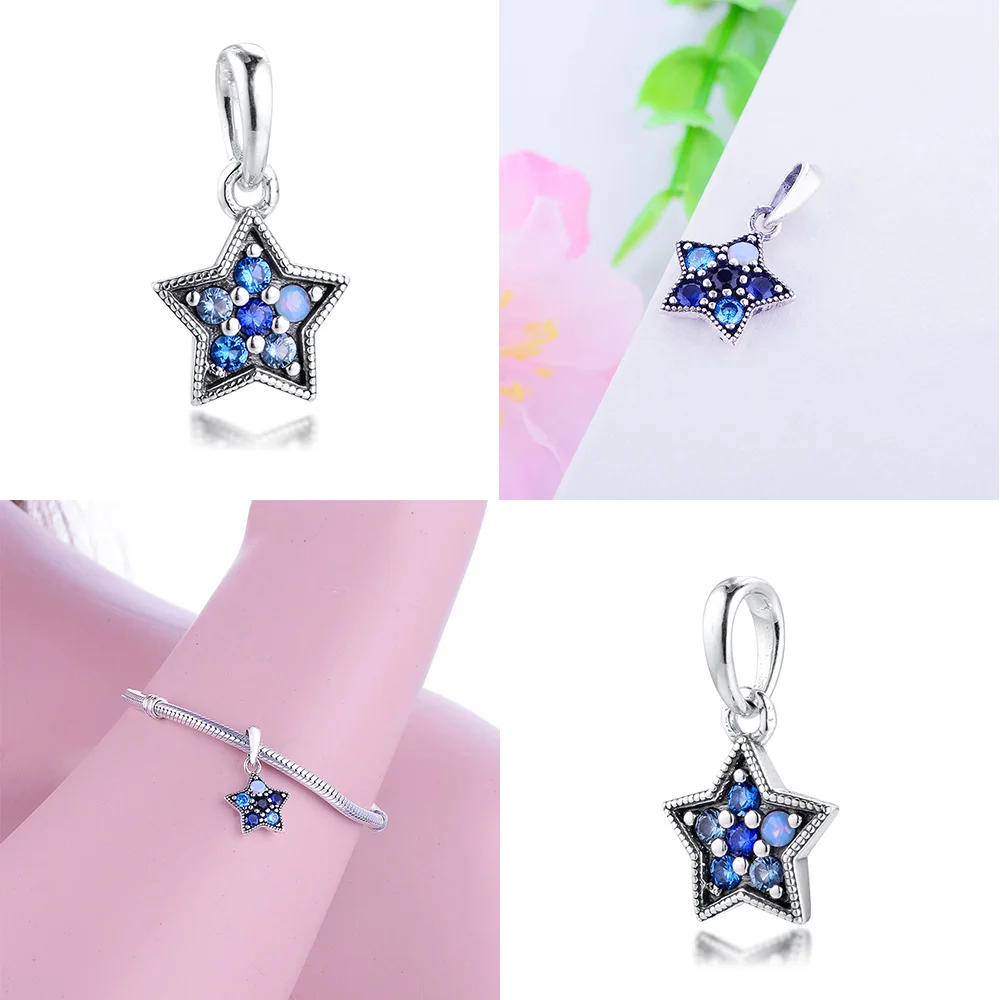 Hot Sale Genuine s925 Sterling Silver Lucky Star Charms Crystal Pendant Beads Fit Original Bracelet Necklace DIY Fashion Jewelry
Hot Sale Genuine s925 Sterling Silver Lucky Star Charms Crystal Pendant Beads Fit Original Bracelet Necklace DIY Fashion Jewelry