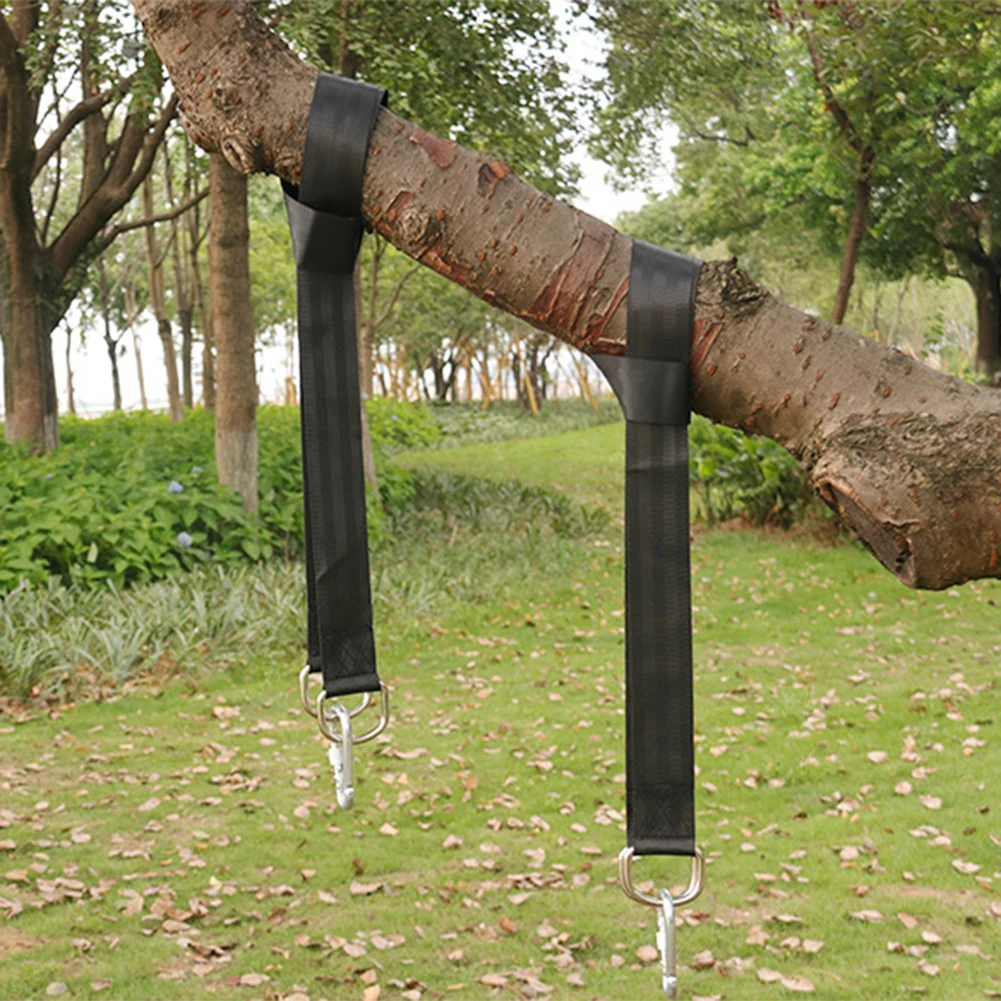 A pair of tree swing suspension kit hammock with rope carabiner 350 kg load outdoor camping hammock sling is safe and reliable
A pair of tree swing suspension kit hammock with rope carabiner 350 kg load outdoor camping hammock sling is safe and reliable