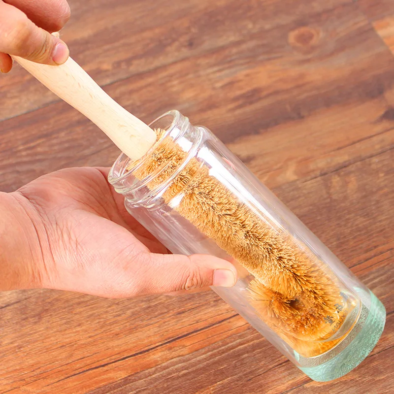 Long Handle Cup Brush Coconut Palm Cup Washing Brush Kitchen Brush Cup Beech Bottle Brush Glass Cleaning Brush 360 Degrees
Long Handle Cup Brush Coconut Palm Cup Washing Brush Kitchen Brush Cup Beech Bottle Brush Glass Cleaning Brush 360 Degrees