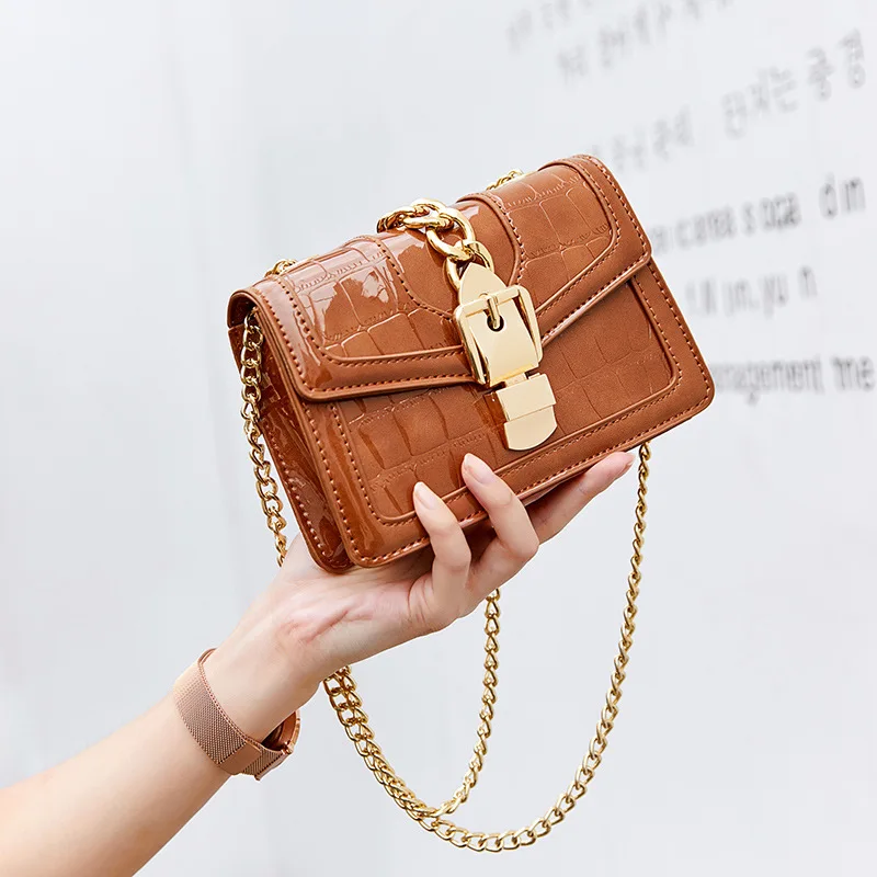 Brand Design Small Bag Women Easy To Take Retro Crocodile Pattern Chain Small Square Bag Shoulder Diagonal Bag
Brand Design Small Bag Women Easy To Take Retro Crocodile Pattern Chain Small Square Bag Shoulder Diagonal Bag