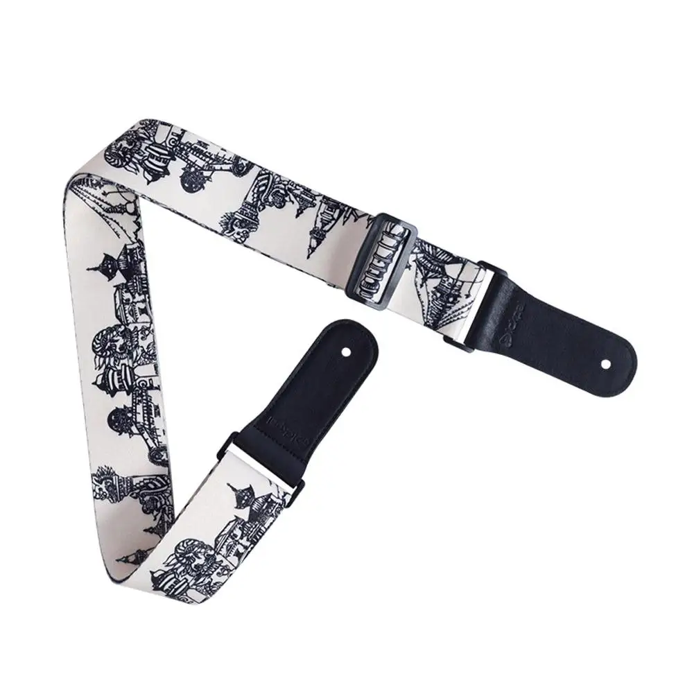 PT-304 Guitar Strap Printed Leather Head Strap for Guitar Electric Guitar and Bass
PT-304 Guitar Strap Printed Leather Head Strap for Guitar Electric Guitar and Bass