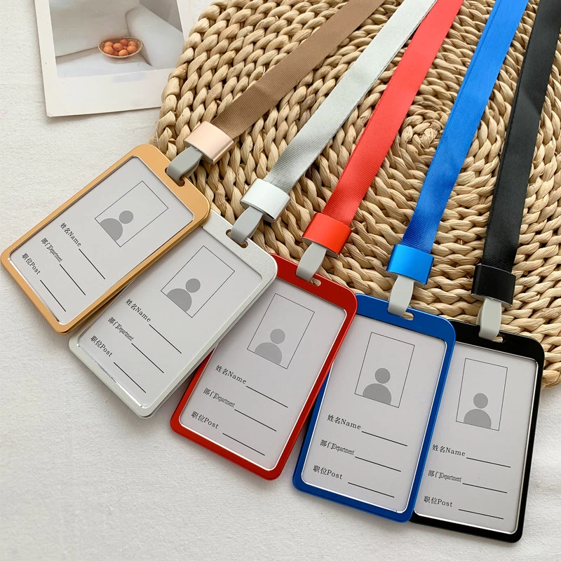 1 set Aluminum Alloy Badge Holder with Lanyard Work Card ID Card Holder Office Exhibition Accessories Business Supplies
1 set Aluminum Alloy Badge Holder with Lanyard Work Card ID Card Holder Office Exhibition Accessories Business Supplies