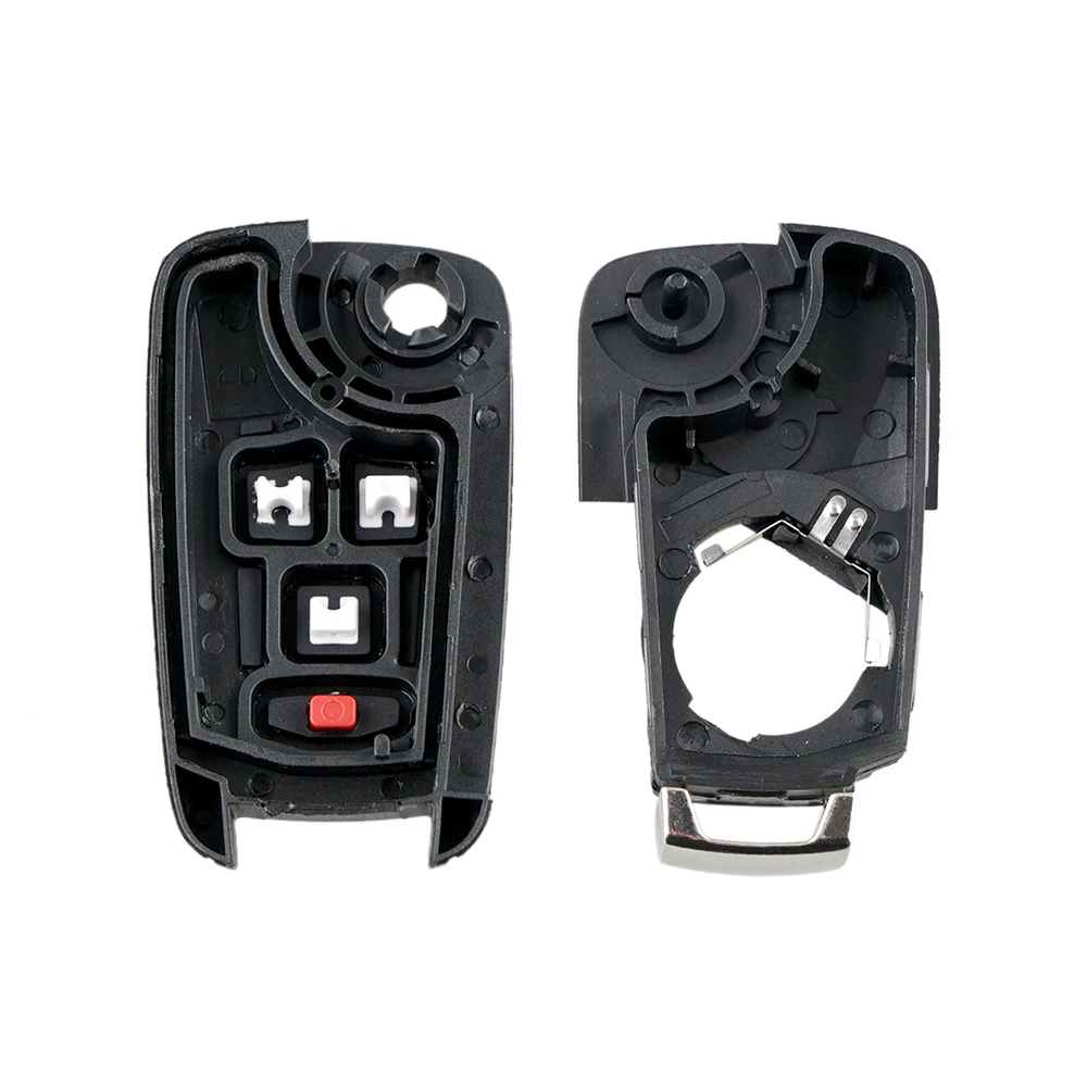 Откидной ключ BHKEY с 2/3/4/5 кнопками корпус автомобильного пульта на HU100 для Chevrolet Cruze