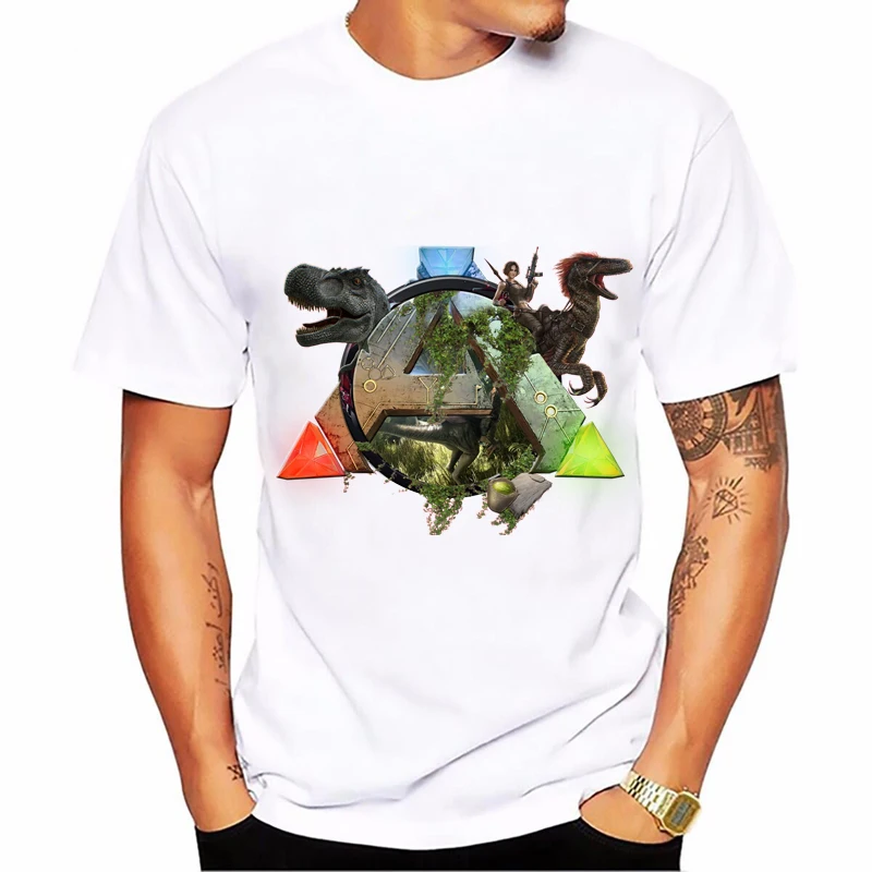 Cool Ark Survival Evolved Print Tshirt Homme Rock Hip Hop T Shirt Summer Men White Short Sleeve Casual T-Shirt Game Gift Tops
Cool Ark Survival Evolved Print Tshirt Homme Rock Hip Hop T Shirt Summer Men White Short Sleeve Casual T-Shirt Game Gift Tops