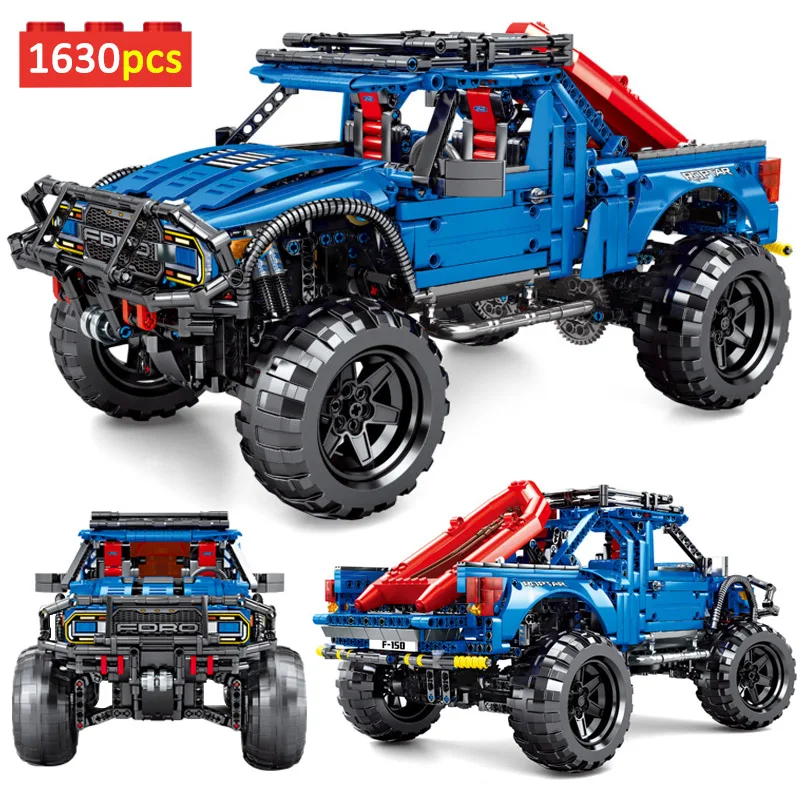 High-tech 1630pcs Mechanical Raptor F-150 Off-road Car MOC Static Model Building Blocks Technical Expert SUV Vehicle Bricks Toys
High-tech 1630pcs Mechanical Raptor F-150 Off-road Car MOC Static Model Building Blocks Technical Expert SUV Vehicle Bricks Toys