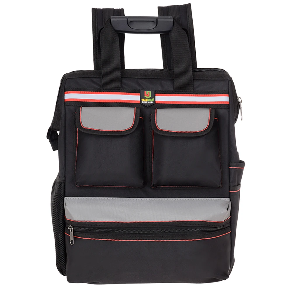 Multifunctional Oxford Cloth Double Shoulders Tool Bag Storage Backpack Bags for Construction Elevator Exploration Worker
Multifunctional Oxford Cloth Double Shoulders Tool Bag Storage Backpack Bags for Construction Elevator Exploration Worker