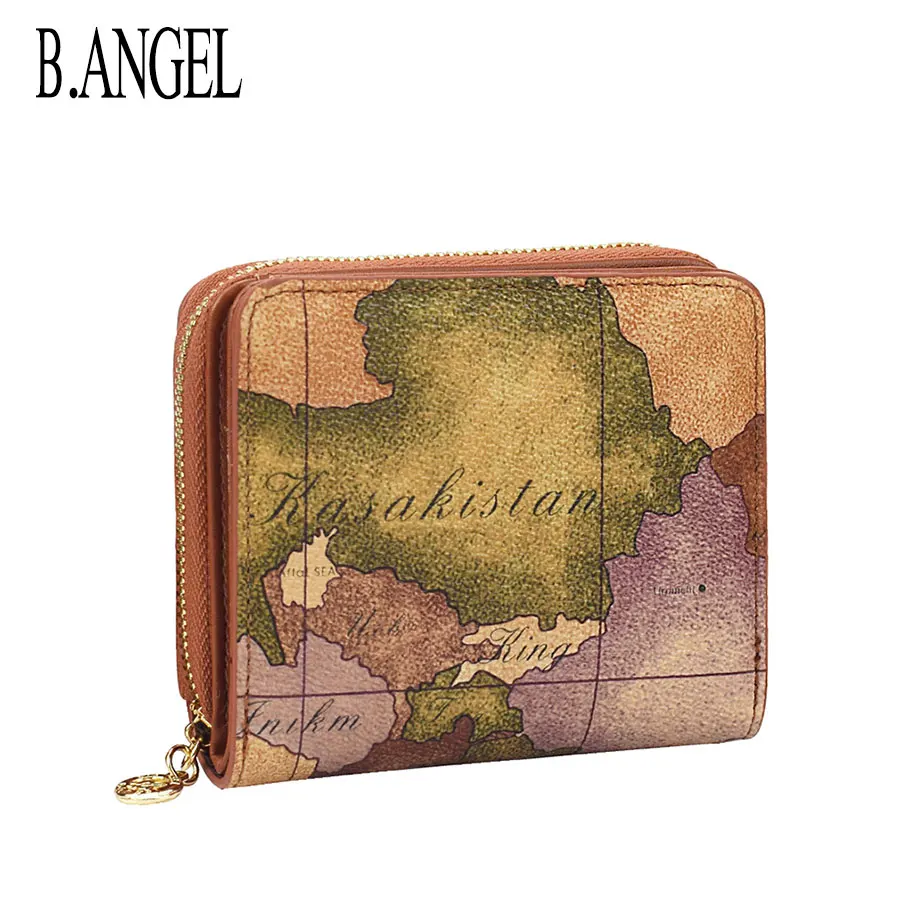 Mini Vintage Short Wallet for Women Coin Purse Card Holder Fashion World Map Waterproof Leather Short Wallets Travel Style Purse
Mini Vintage Short Wallet for Women Coin Purse Card Holder Fashion World Map Waterproof Leather Short Wallets Travel Style Purse