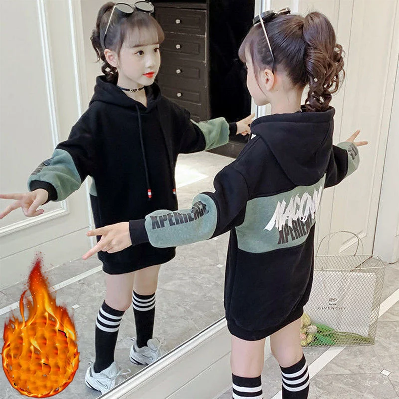 Girls' Hoodies Sweatshirts Kids Outwear 2021 Soft Velvet Thicken Warm Winter Autumn Cotton Fleece Outdoor Children's Clothing
Girls' Hoodies Sweatshirts Kids Outwear 2021 Soft Velvet Thicken Warm Winter Autumn Cotton Fleece Outdoor Children's Clothing