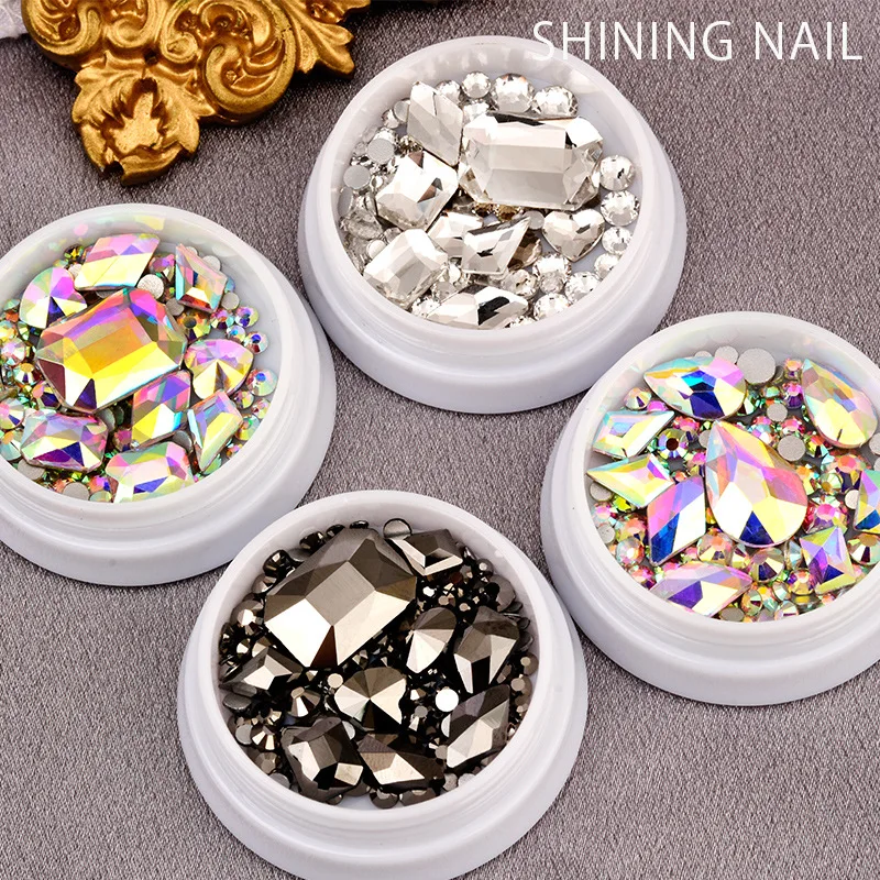 3D Acrylic Nail Art Wheel Mixed Round Square Gems Crystal Rhinestones Beads DIY Design Manicure Decoration Supplies Accessories
3D Acrylic Nail Art Wheel Mixed Round Square Gems Crystal Rhinestones Beads DIY Design Manicure Decoration Supplies Accessories