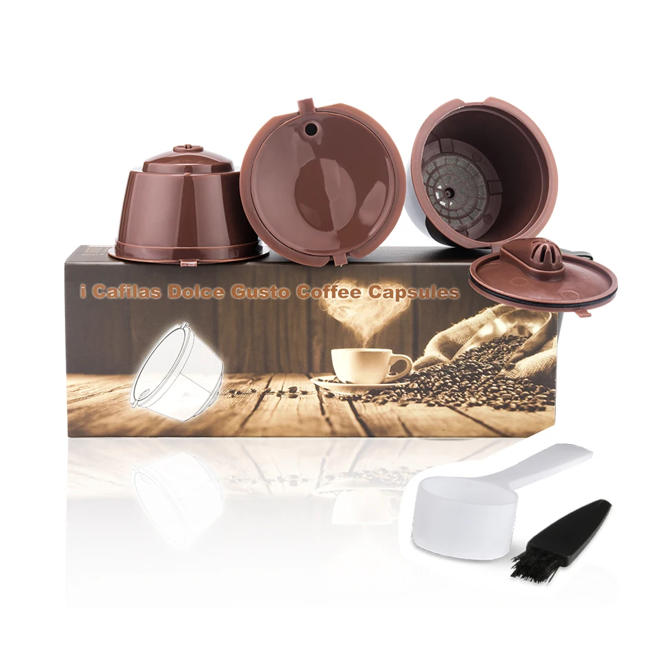 3 pcs Reusable Coffee Capsules Plastic Refillable Coffee Capsules Suitable for Coffee Machines Coffee Accessories
3 pcs Reusable Coffee Capsules Plastic Refillable Coffee Capsules Suitable for Coffee Machines Coffee Accessories