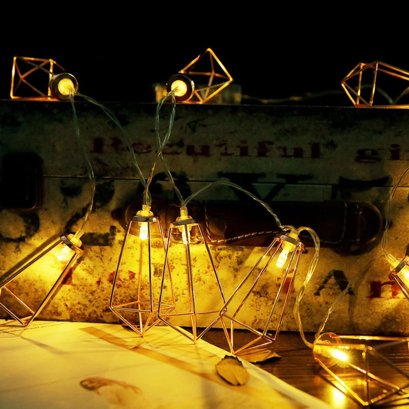 Zerolife LED Retro Iron Metal Diamond Fairy String Lights Battery Holiday Wedding Party Xmas Decor For Home Lantern String Lamps
Zerolife LED Retro Iron Metal Diamond Fairy String Lights Battery Holiday Wedding Party Xmas Decor For Home Lantern String Lamps