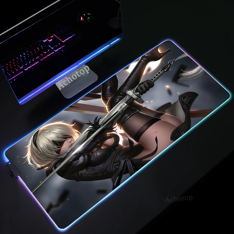 NieR Replicant RGB Mouse pad gamer carpet notbook computer mousepad gaming mouse pads gamer keyboard mouse mat laptop led rug xl
NieR Replicant RGB Mouse pad gamer carpet notbook computer mousepad gaming mouse pads gamer keyboard mouse mat laptop led rug xl