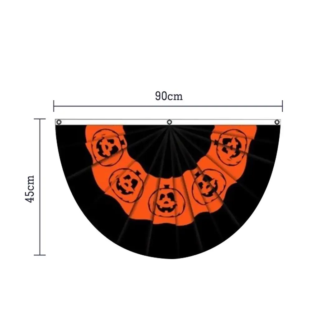 Happy Halloween Semicircular Flag Pumpkin Lantern Bunting Fan Festival Decor Festival Party and Special Purpose Dress up
Happy Halloween Semicircular Flag Pumpkin Lantern Bunting Fan Festival Decor Festival Party and Special Purpose Dress up