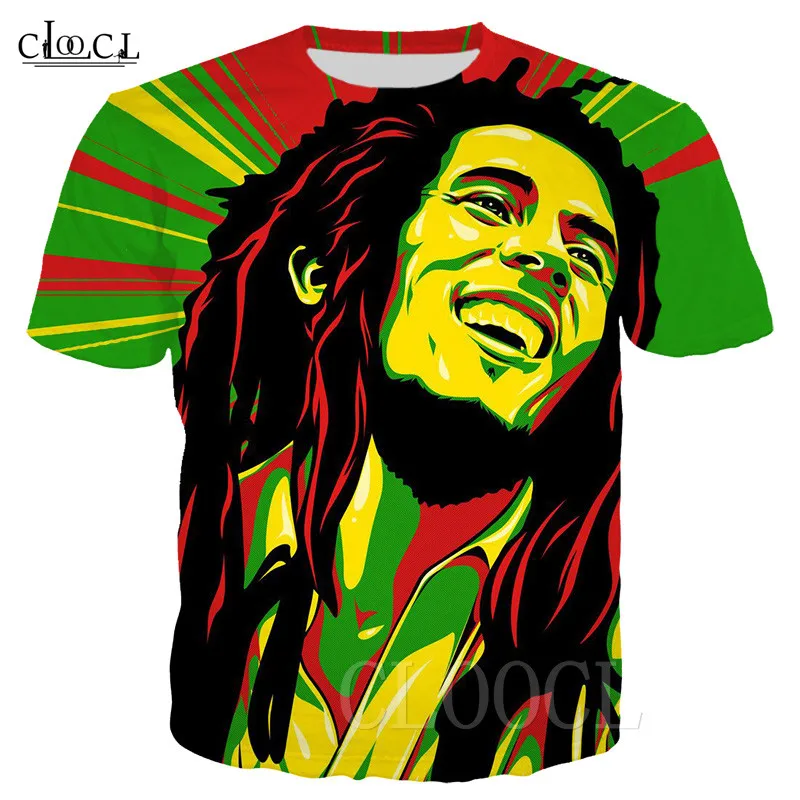 Summer T-shirt Jamaica Reggae Creator Bob Marley 3D Print Unisex Harajuku Mens Cool Hip Hop Tee Shirt Streetwear Tshirt Pullover
Summer T-shirt Jamaica Reggae Creator Bob Marley 3D Print Unisex Harajuku Mens Cool Hip Hop Tee Shirt Streetwear Tshirt Pullover