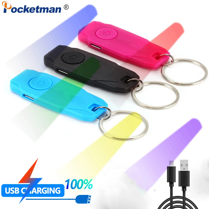 Mini portable Keychain Light Colored Outdoor USB Rechargeable Emergency LED Light Suitable for Cycling Walking Jogging
Mini portable Keychain Light Colored Outdoor USB Rechargeable Emergency LED Light Suitable for Cycling Walking Jogging