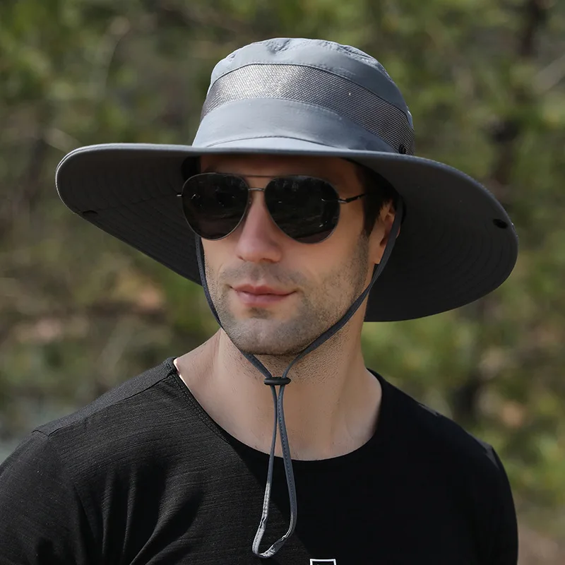 Outdoor Male Summer Korean waterproof Sun Hat Foldable Fisherman Cap Mountaineering Big Brim Men Visor cap
Outdoor Male Summer Korean waterproof Sun Hat Foldable Fisherman Cap Mountaineering Big Brim Men Visor cap