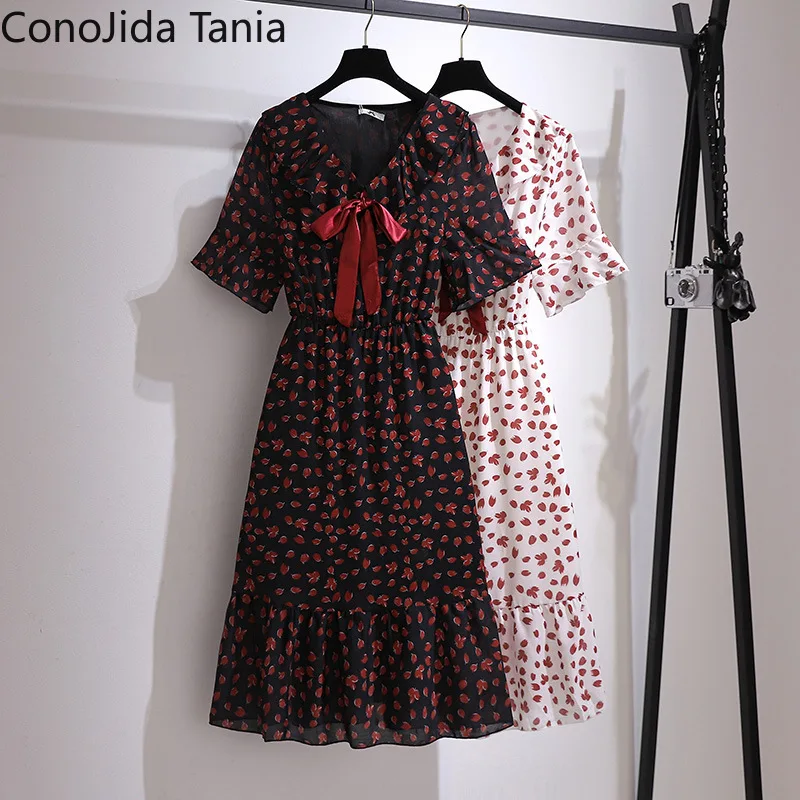 2021 Summer New Large Size Dress Chiffon Floral Short Sleeve Long Skirt Loose, Slim and Fresh Dress
2021 Summer New Large Size Dress Chiffon Floral Short Sleeve Long Skirt Loose, Slim and Fresh Dress