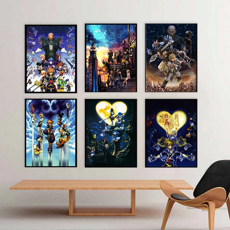 Kingdom Hearts Video Game Prints Poster Modular Canvas Pictures Painting Home Decoration Living Room Wall Art
Kingdom Hearts Video Game Prints Poster Modular Canvas Pictures Painting Home Decoration Living Room Wall Art