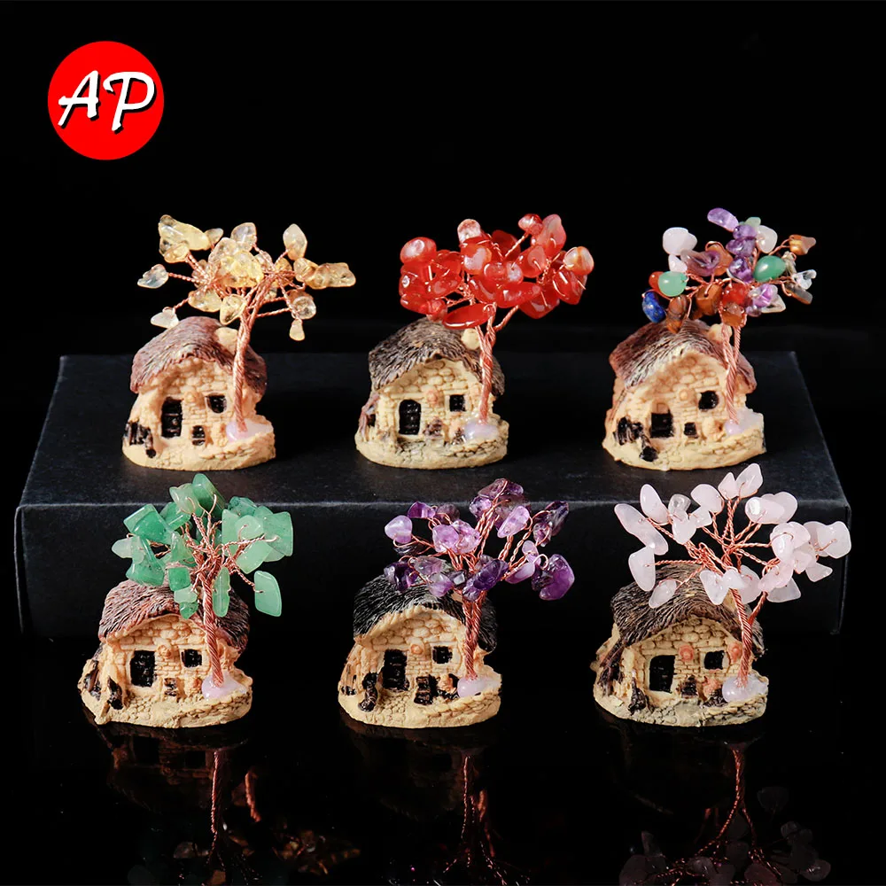 1PC Natural Crystal Energy Stone Amethyst Resin House Crystal Chakela Flower Tree Micro Landscape Home Decoration
1PC Natural Crystal Energy Stone Amethyst Resin House Crystal Chakela Flower Tree Micro Landscape Home Decoration