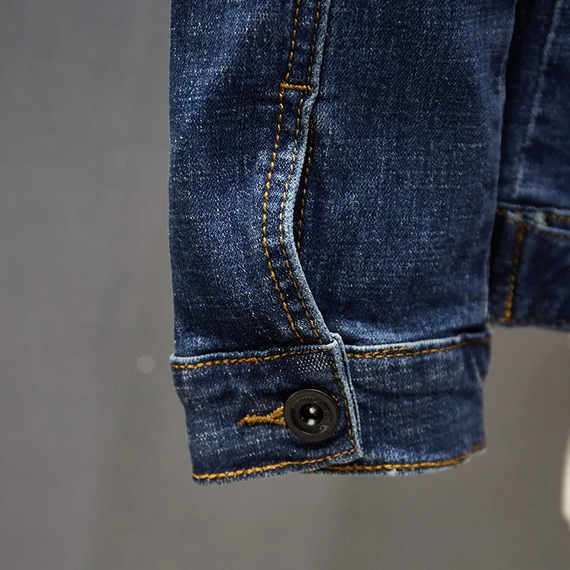 Brand Men Clothing Denim Jacket High Quality Spring Autumn New Slim Skinny Retro Cowboy Coat Male Casual Buttons Jacket
Brand Men Clothing Denim Jacket High Quality Spring Autumn New Slim Skinny Retro Cowboy Coat Male Casual Buttons Jacket