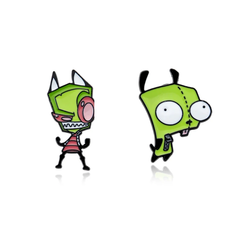 Invader Zim Brooch Funny Alien Brooches Pin Art Epoxy Brooch Bag Clothing Accessories Children Toy
Invader Zim Brooch Funny Alien Brooches Pin Art Epoxy Brooch Bag Clothing Accessories Children Toy