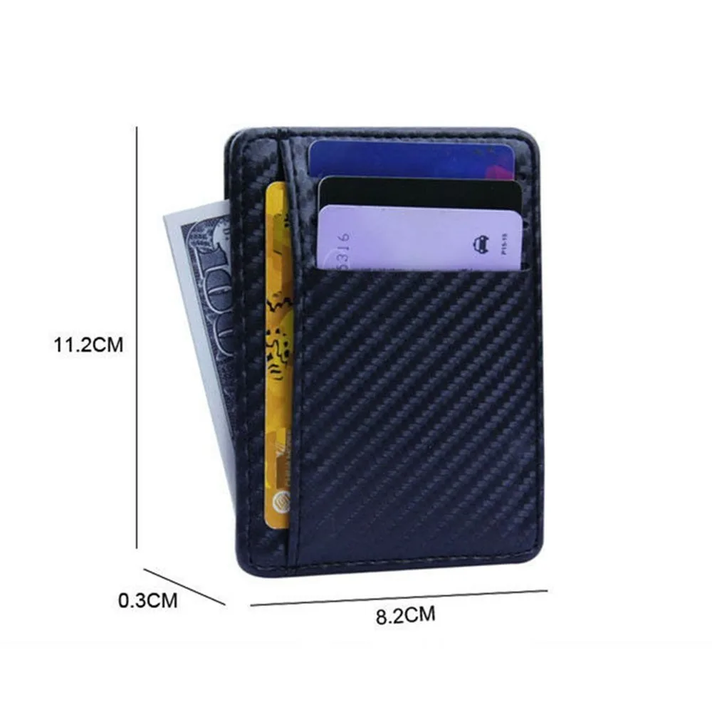 Fashion Pu Leather Carbon Fiber Wallet Card Holder Case Pocket Leather ID Block Money bags ID Card Wallet Holder Case
Fashion Pu Leather Carbon Fiber Wallet Card Holder Case Pocket Leather ID Block Money bags ID Card Wallet Holder Case