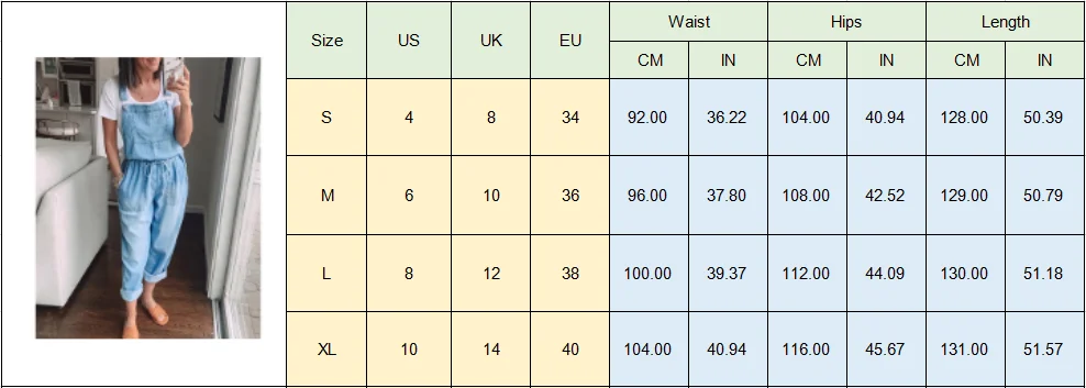 Women's Denim Jumpsuit Loose Fashion Elastic Mid Waist Vintage Solid Color Summer Casual Overalls Jumpsuit Women's Pants
Women's Denim Jumpsuit Loose Fashion Elastic Mid Waist Vintage Solid Color Summer Casual Overalls Jumpsuit Women's Pants