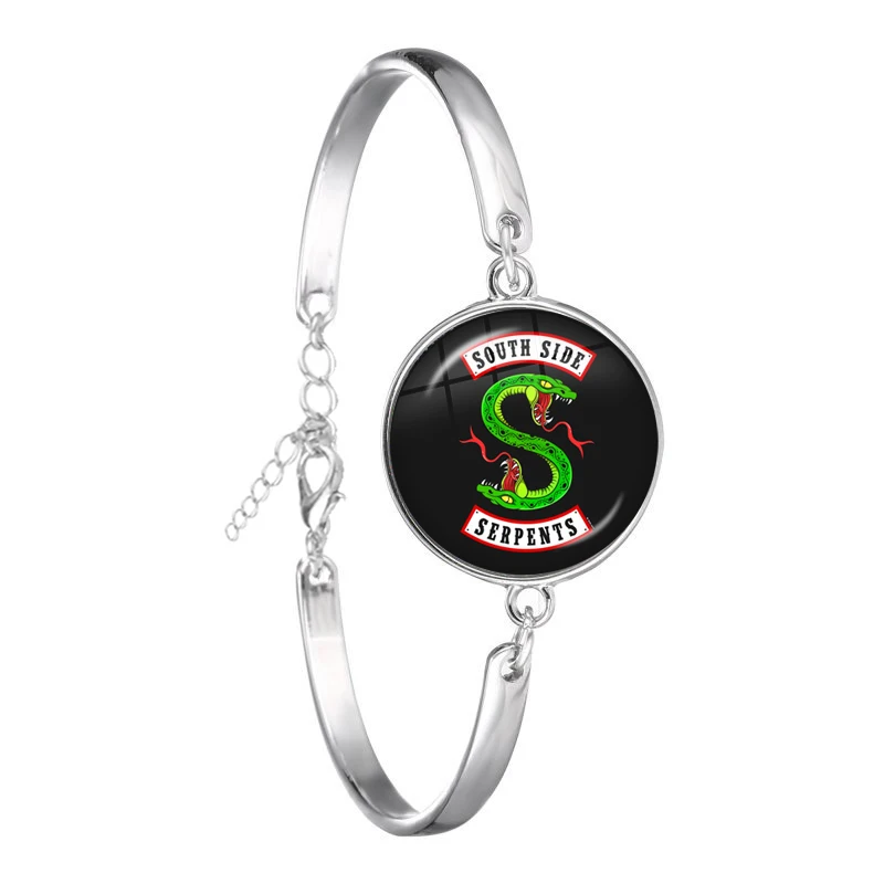 TV Riverdale South Side Serpents Chain Bracelet Jeweley 18mm Glass Dome Cabochon Bangle Punk Wristband Accessories Jewelry
TV Riverdale South Side Serpents Chain Bracelet Jeweley 18mm Glass Dome Cabochon Bangle Punk Wristband Accessories Jewelry