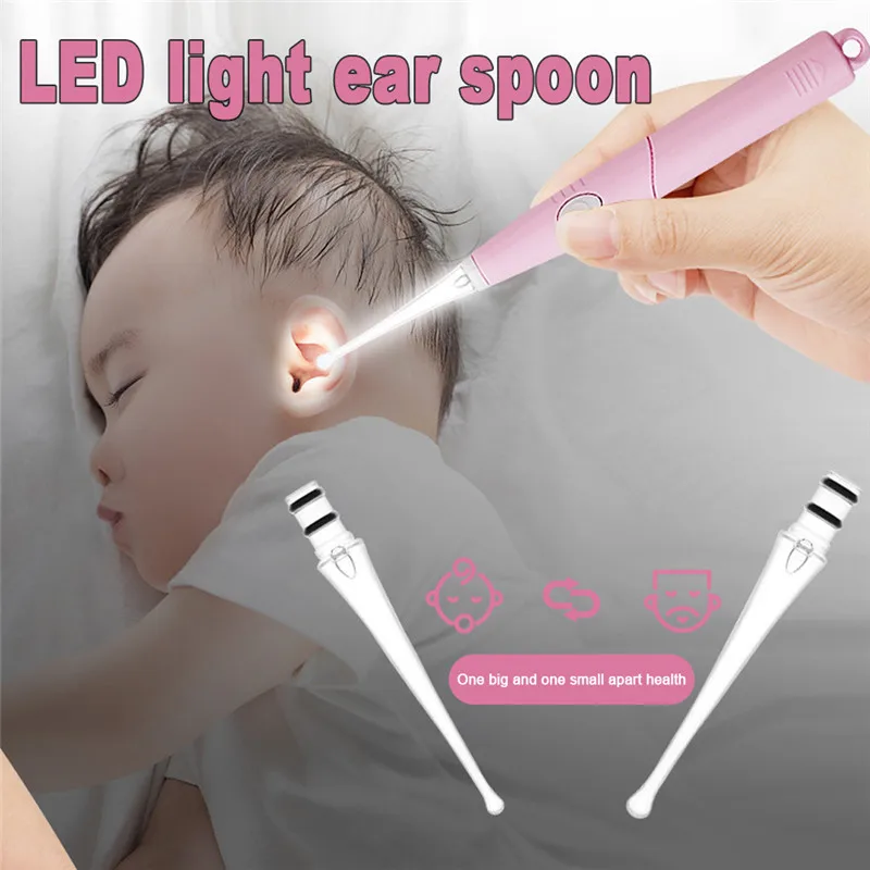 1 Set Baby Ear Cleaner Ear Wax Removal Tool Flashlight Earpick Ear Cleaning Earwax Remover Luminous Ear Curette Light Spoon 
1 Set Baby Ear Cleaner Ear Wax Removal Tool Flashlight Earpick Ear Cleaning Earwax Remover Luminous Ear Curette Light Spoon