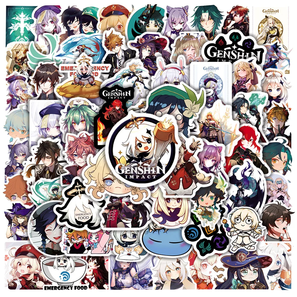 10/30/50/100PCS Cute Anime Genshin Impact Game Graffiti Stickers Skateboard Guitar Laptop Motorcycle Travel Cartoon Kid Sticker
10/30/50/100PCS Cute Anime Genshin Impact Game Graffiti Stickers Skateboard Guitar Laptop Motorcycle Travel Cartoon Kid Sticker