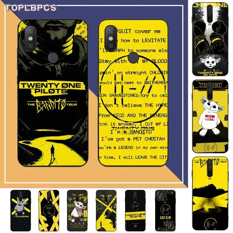 TOPLBPCS Twenty One Pilots 21 Pilots Soft Phone Case Cover for RedMi note 9 4 5 6 7 5a 8 9 pro max 4X 5A 8T
TOPLBPCS Twenty One Pilots 21 Pilots Soft Phone Case Cover for RedMi note 9 4 5 6 7 5a 8 9 pro max 4X 5A 8T