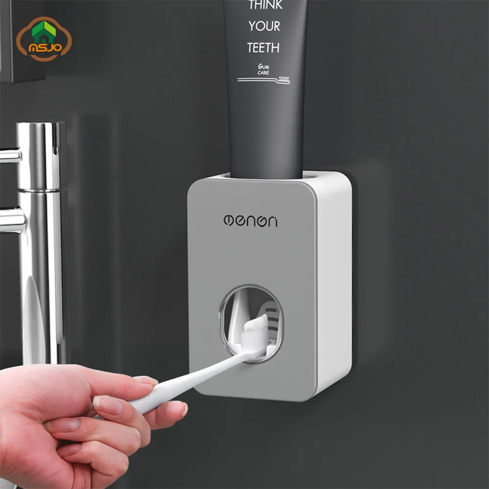 MSJO Toothbrush Holder Automatic Toothpaste Dispenser Magnetic Adsorption Inverted Phone Storage Decor Bathroom Accessories Set
MSJO Toothbrush Holder Automatic Toothpaste Dispenser Magnetic Adsorption Inverted Phone Storage Decor Bathroom Accessories Set