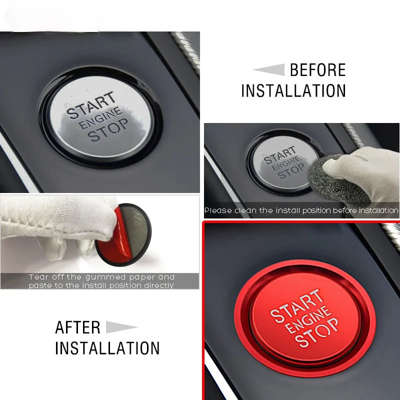 Ceyes Car Styling Sticker Accessories Ring Auto Engine Start Stop Button Cover Case For A6 B8 A6L Q5 8R A4 C7 B9 A7 BT 2018
Ceyes Car Styling Sticker Accessories Ring Auto Engine Start Stop Button Cover Case For A6 B8 A6L Q5 8R A4 C7 B9 A7 BT 2018