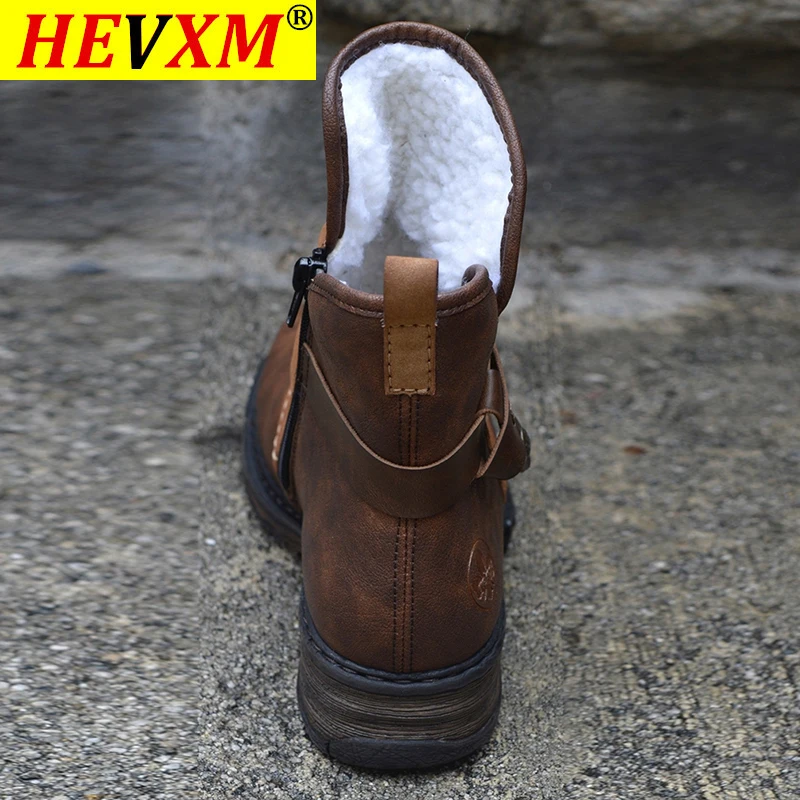 Winter Warm Women Ankles Boots Pu Leather Patchwork Plush Zipper Buckle Low Heel Female Plush Casual Shoes Short Botas Mujer
Winter Warm Women Ankles Boots Pu Leather Patchwork Plush Zipper Buckle Low Heel Female Plush Casual Shoes Short Botas Mujer
