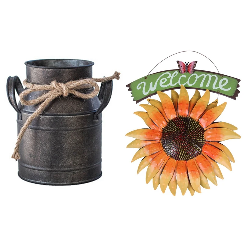 AFBC бабочка Подсолнух приветственный знак Декор входной двери с потертой шикарной металлической железной декоративной винтажной деревенск... 
AFBC бабочка Подсолнух приветственный знак Декор входной двери с потертой шикарной металлической железной декоративной винтажной деревенск...