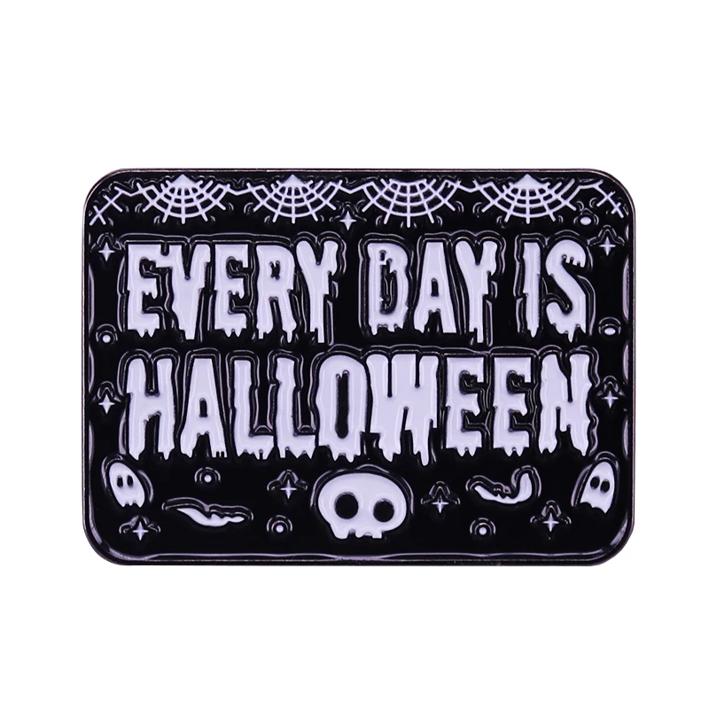 Every Day Is Halloween Goth Ghost Skull Brooch Pins Enamel Metal Badges Lapel Pin Brooches Jackets Fashion Jewelry Accessories
Every Day Is Halloween Goth Ghost Skull Brooch Pins Enamel Metal Badges Lapel Pin Brooches Jackets Fashion Jewelry Accessories