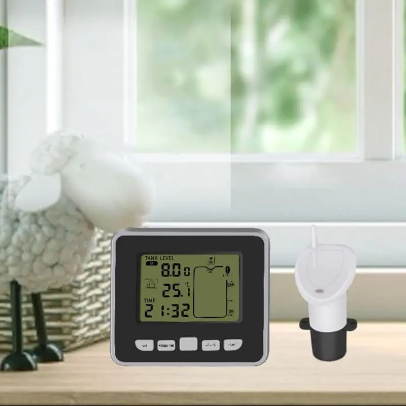 Ultrasonic Water Level Sensor Ultrasonic Level Gauge with Liquid Thermometer
Ultrasonic Water Level Sensor Ultrasonic Level Gauge with Liquid Thermometer