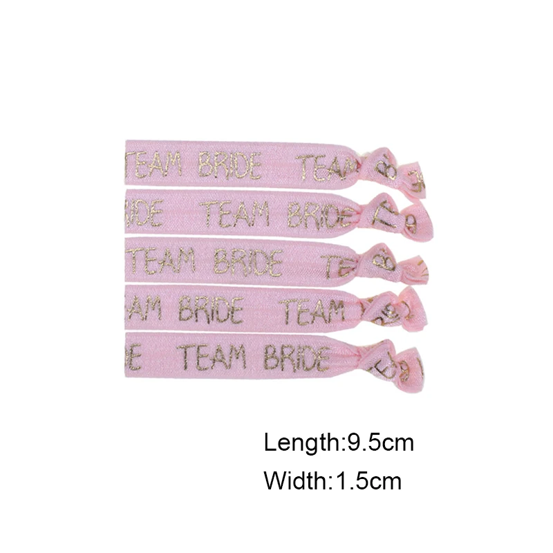 Team Bride Bridesmaid Wristband Bracelet Bride To Be Hand Band Head Rope Hair Bachelorette Hen Party Decoration Bridal Shower
Team Bride Bridesmaid Wristband Bracelet Bride To Be Hand Band Head Rope Hair Bachelorette Hen Party Decoration Bridal Shower