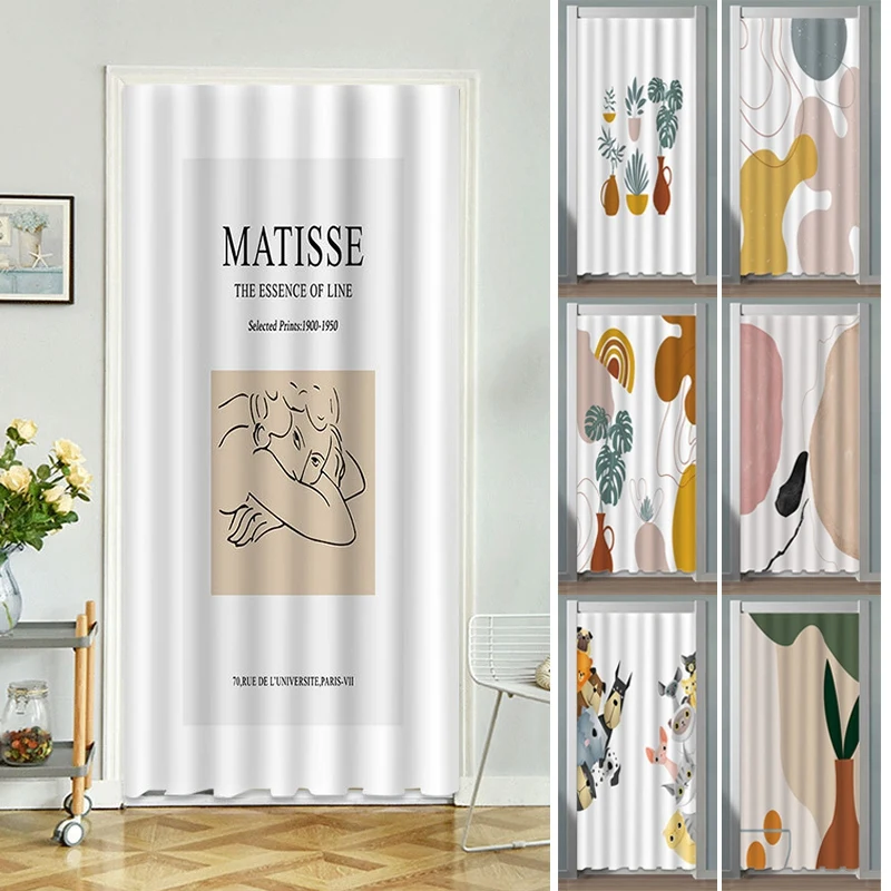 Nordic Door Curtains Punch-Free Hanging Curtain for Bedroom Cabinet Dustproof Drapes Printed Noren INS Kitchen Partition
Nordic Door Curtains Punch-Free Hanging Curtain for Bedroom Cabinet Dustproof Drapes Printed Noren INS Kitchen Partition