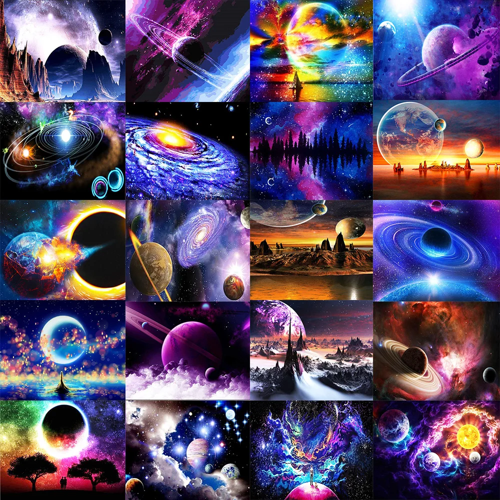 Full Round Diamond Painting Space 5D DIY Mosaic Diamond Embroidery Landscape Cross Stitch Kit Home Decor
Full Round Diamond Painting Space 5D DIY Mosaic Diamond Embroidery Landscape Cross Stitch Kit Home Decor