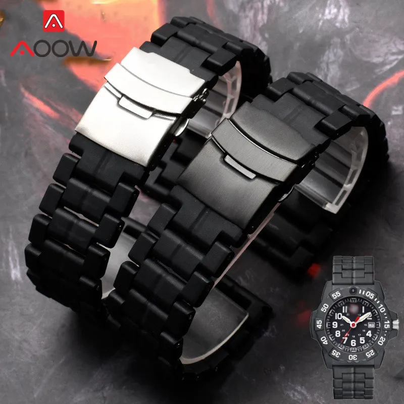 Ремешок 23 мм из черного пластика и стального волокна для Luminox 1800 3080 6250 3050 8800, мужской сменный Браслет со складной пряжкой, ремешок для часов
Ремешок 23 мм из черного пластика и стального волокна для Luminox 1800 3080 6250 3050 8800, мужской сменный Браслет со складной пряжкой, ремешок для часов