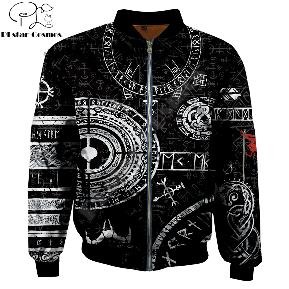 Autumn/winter bomber jackets Viking Tattoos symbol Odin Tattoo Printed 3d Printed Zip Tracksuits coat women for men jacket 01
Autumn/winter bomber jackets Viking Tattoos symbol Odin Tattoo Printed 3d Printed Zip Tracksuits coat women for men jacket 01